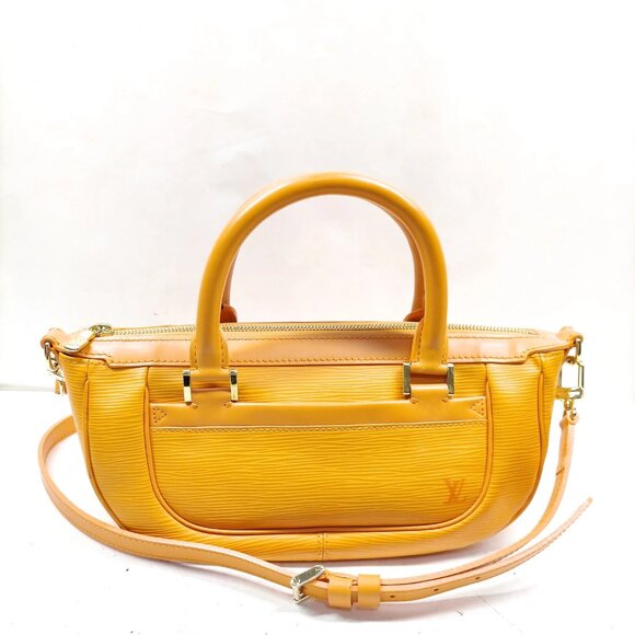 Louis Vuitton LV Hand Bag Danura PM orange Epi 499-041125